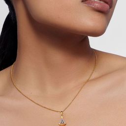 KISNA DIAMOND AND GOLD JEWELLERY 14KT Pendant Diamond 0.12 Carat-image-56