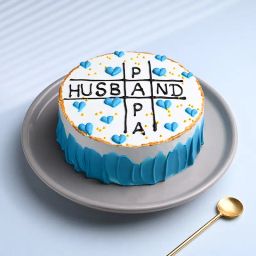 Love Crossword Theme Cake-image-10