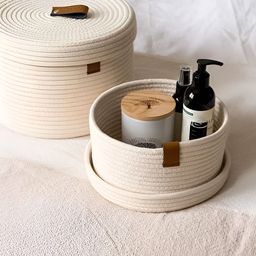 Aura White Set of 2 Regular Multi-Utility Organisers image 2