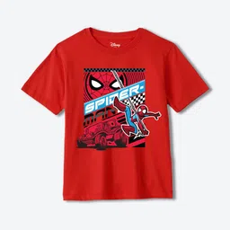 Wear Your Mind Boys Printed Pure Cotton Applique T-shirt-52