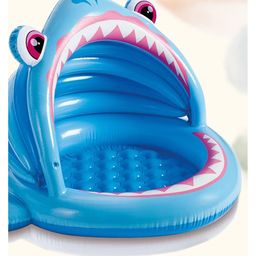 Intex Inflatable Shark Kiddie Baby Water Pool For Babies And Kids - Blue image 4