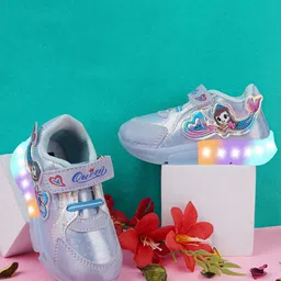 BAESD Girls Barbie Woven Design Patent Leather Sneakers-image-54