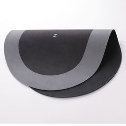 fab n funky Anti Skid & Washable Floor Mat - Grey image 5