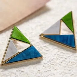 styledose Sterling Silver Triangular Shaped Studs-picture-18