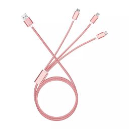 AllExtreme EX31CCP USB Charge Cable Compatible for Smartphone - Pink-21