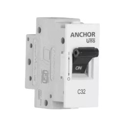Anchor Ziva/UNO 20 A Single Pole Mini Modular Miniature Circuit Breaker (MCB) White, 68983-picture-23