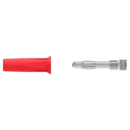MULTICOMP PRO Banana Plugs & Jacks BANANA PLUG, 4MM, 36A, SOLDER, RED, 76-1642-63