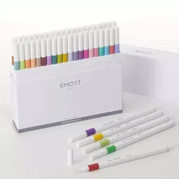 Uni Colorliner Emott Fine Tip Multi Color Marker Pen (Pack of 40 Pcs) image 3