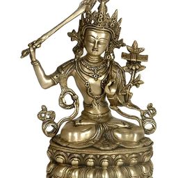 Exotic India Gold-Toned Buddha Showpiece-image-10