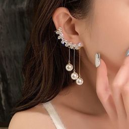 ONUYX Gold-Plated Alloy Zircon Earrings-3