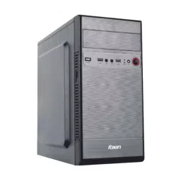 Foxin SWING Black Mid Tower PC Cabinet with SMPS-13