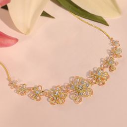 Mia by Tanishq 14 KT Necklace Diamond - 0.469 Ct-image-27