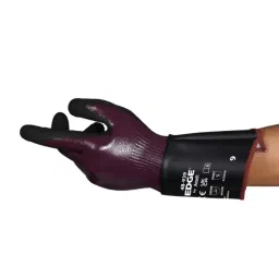 Ansell EDGE 48939 Black HPPE Polyester Cut Resistant Work Gloves Size 6 Nitrile Coating, 48939060-picture-36
