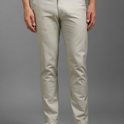 Louis Philippe Sport Men Mid-Rise Slim Fit Trousers-picture-0