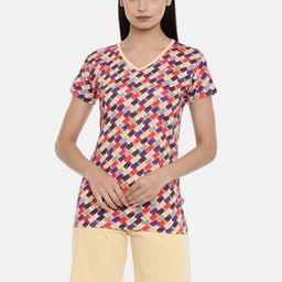 zebu Women Beige Printed Night suit-image-77
