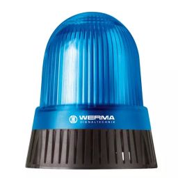 Werma Sounder Beacon 430 Series Blue 24 V IP65 Base Mount 114dB at 1 Metre, 430.500.75-image-32
