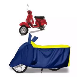 Auto Pearl Bike Cover for LML Star Euro (Yellow & Blue)-image-63
