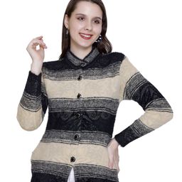 Chatanya Women Colourblocked Cardigan-image-48