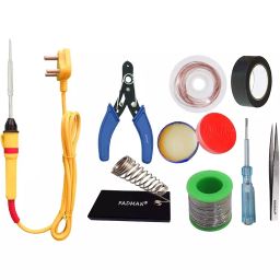 Fadman Basic 1st Intermediate 9 In 1 Soldering Iron Kit 25 W Corded Flat Copper, Iron & Nickle Tip-14