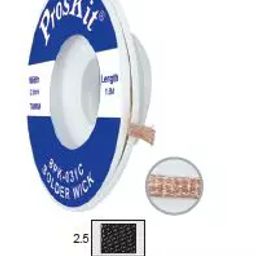 Pro'sKit Desoldering Wick for Width 2.5mm 8PK-031C-0
