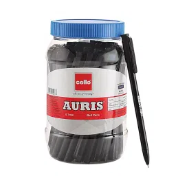 Cello Auris Ball Pen Cap Closure Type Blue Ink, 8907234014877 (Pack of 60)-48