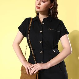 The Roadster Life Co. Spread Collar Basic Jumpsuit-32