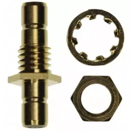 AMPHENOL RF RF Adapters BULKHEAD ADAPTER, SMB JACK-SMB JACK, 142250-18