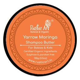 Rustic Art Yarrow Moringa Shampoo Butter - 100 grams-23