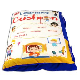 Keshav Creation Kids Learning Book Pillow - Blue-27