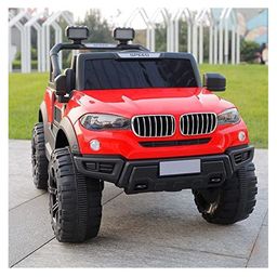 Ayaan Toys Battery Operated Ride On Jeep with Music and Lights  Red-14