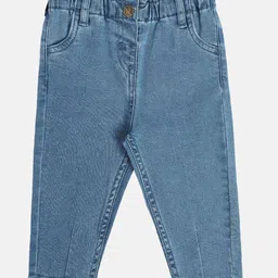 MINI KLUB Cotton Denim Solid Jeans - Dark Blue-picture-11
