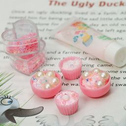 Yellow Bee Resin Craft Set with Mixed Beads and Glitter Sequins, 2 Sets, Green & Pink image 2