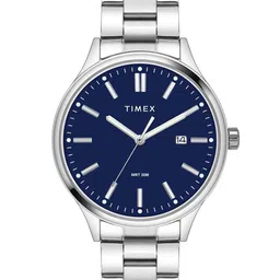Timex Men Brass Dial & Stainless Steel Bracelet Style Straps Analogue Watch TWEG18429-image-56