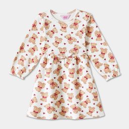 R&B Girls Conversational Printed A-Line Dress-picture-11