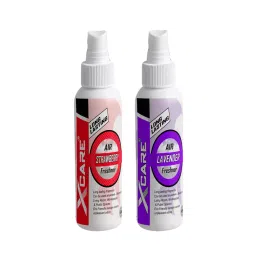 Xcare LAVENDER100ML+STRAWBERRY100ML Car Air Freshener Spray 200ml (Pack of 2)-picture-31