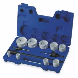 Westward Hole Saw Kit Bi-Metal 3/4 to 2-1/2 inch, 1VXK3 (Pack of 12 Pcs)-image-82