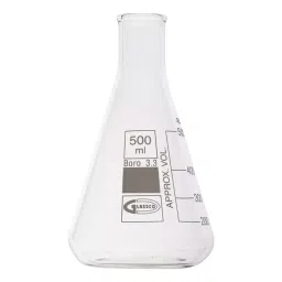 Glassco GC-231.202.052PCS Conical Erlenmeyer Flask with Pouring Spout 500 ml (Pack of 2 Pcs)-29