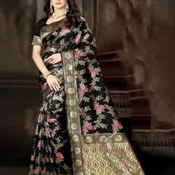 F FASHION Woven Design Zari Banarasi Saree-picture-13