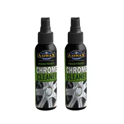 Amwax CHROME120ML2PCS Chrome Cleaner Liquid 240ml (Pack of 2)-picture-12