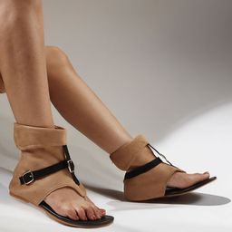 TRYME Women T-Strap Flats-image-6