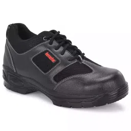 Kavacha Steel Toe Safety Shoes Leather Low Ankle Airmix PVC Sole Size UK 11 Black, Kv-s138-11-picture-11