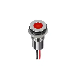 RS PRO Green, Red, Yellow Panel Mount Indicator 1.8-3.3V DC, Mounting Hole Size 8 mm, Termination Type Lead Wires, IP Rating IP67, Model No 2208961 image 3