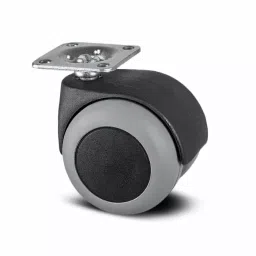 Tente Swivel Castor Wheel, 40 Kg Capacity, 50 mm Wheel, AA20 PJI 050 P41-38X38 NOIR-picture-27