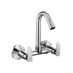 Parryware Casa Wall Mounted Twin Lever Brass Sink Mixer, T1935A1-picture-46