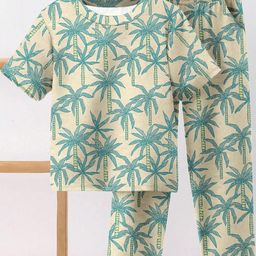 OMPAX Boys Beige Ferrari Printed Casual T-Shirt And Pant Set-24