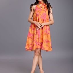Komarri U Women Floral Printed A-Line Dress-image-19
