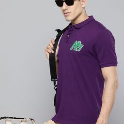 Aeropostale Polo Collar Pure Cotton T-shirt-picture-22