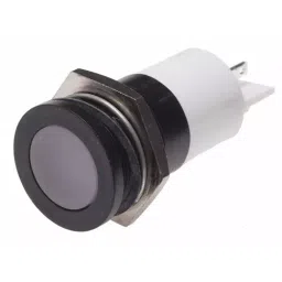 RS PRO White Panel Mount Indicator , Mounting Hole Size 22 mm, Termination Type Solder Tab, Model No 211651-15