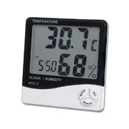 Metravi Temperature and Humidity Meter ±5% White, HTC-01-44