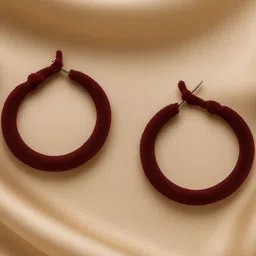 ISHTAARA Women Circular Hoop Earrings-picture-25